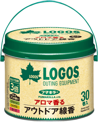 アロマ香るアウトドア線香 30巻缶入